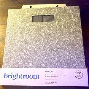 storage boxes from target. they can be used to organize anything.